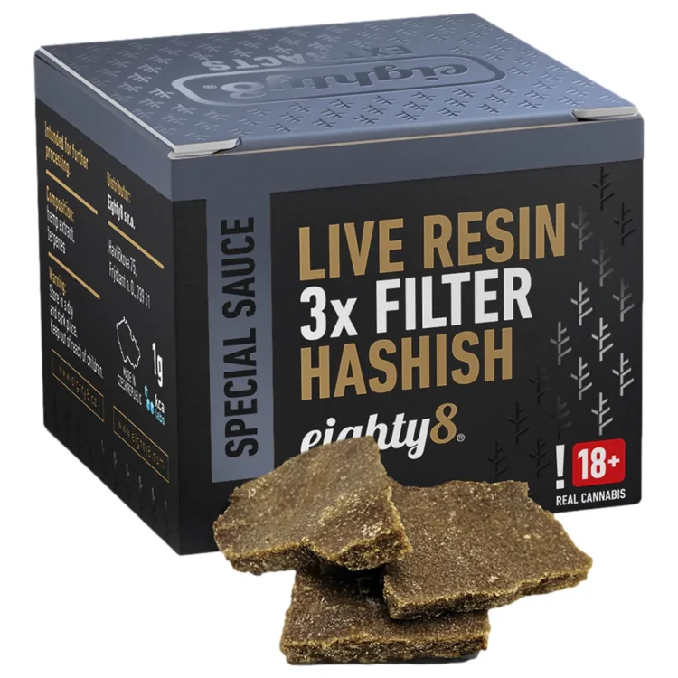 Eighty8 - 3xFilter Hashish 35% CBD