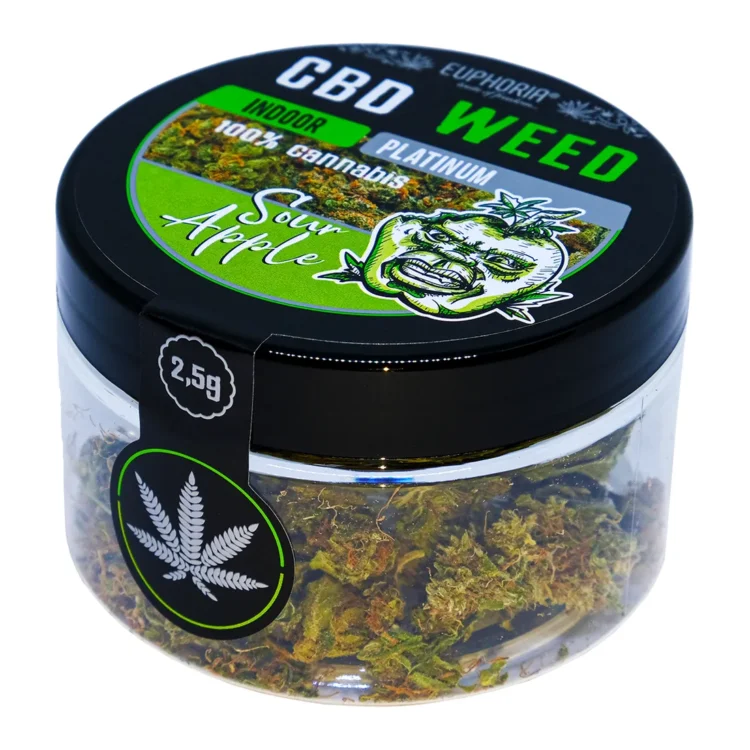 Euphoria - Sour Apple (2,5G) 6% CBD