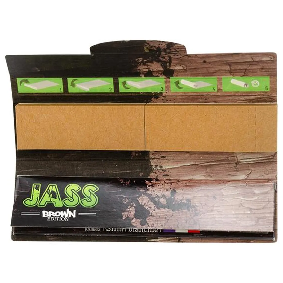 JASS - Brown King Size Slim /m Filtertips - Billede 2