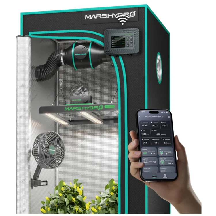 Mars Hydro - iControl Grow Room 80x80 cm Komplet Kit