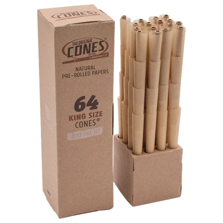 Original Cones - Natural King Size 64 stk
