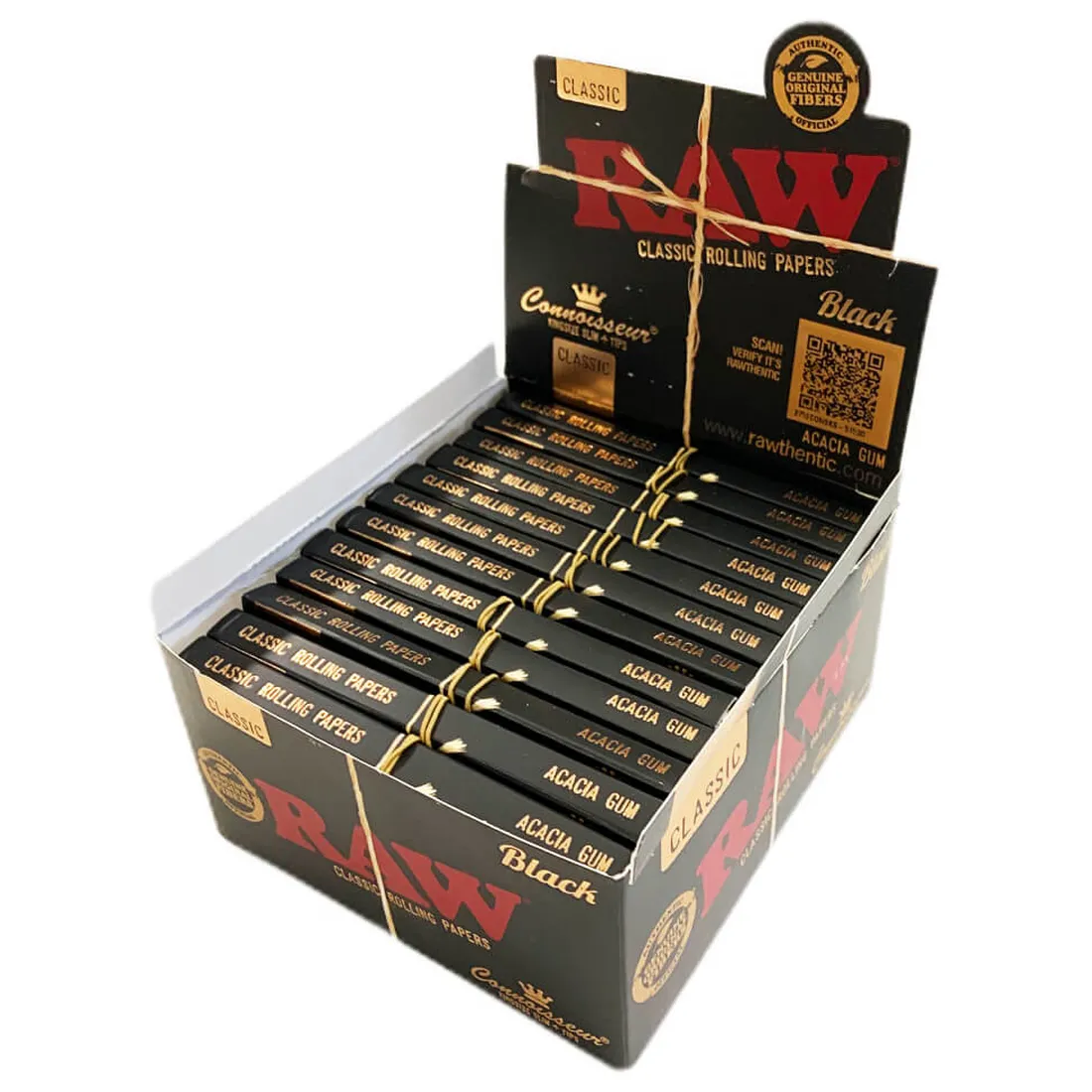 RAW - Black Connoisseur King Size Slim m/ Filtertips - Billede 2