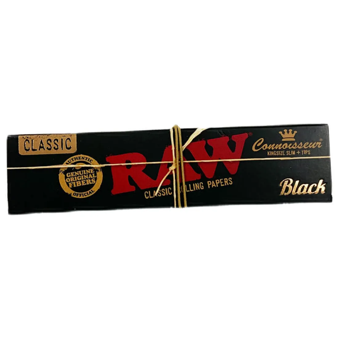 RAW - Black Connoisseur King Size Slim m/ Filtertips