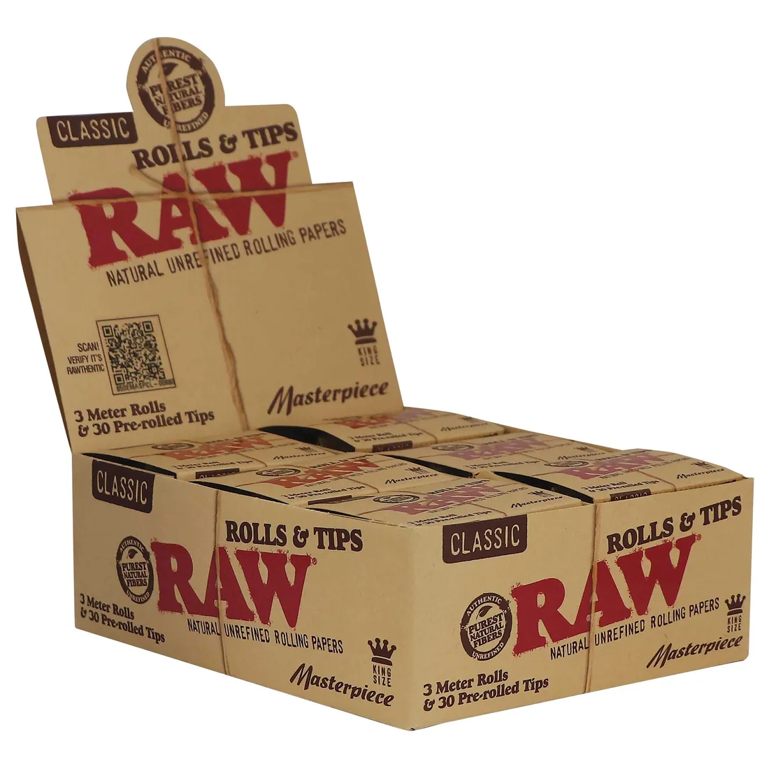 RAW - Pre-Rolled Filtertips + King Size Meterpapir - Billede 3