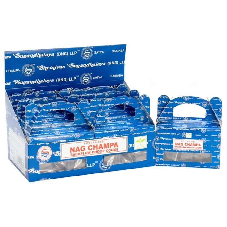 Satya - Nagchampa Backflow Dhoop Cones 40 stk