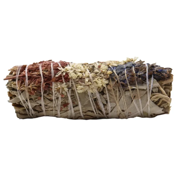 Smudge Stick - Lavender, Mullein & White Sage 10 cm