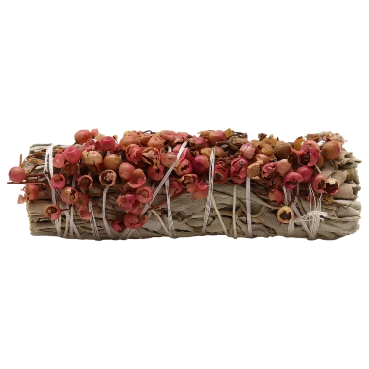 Smudge Stick - Pirul Seed & White Sage 10 cm