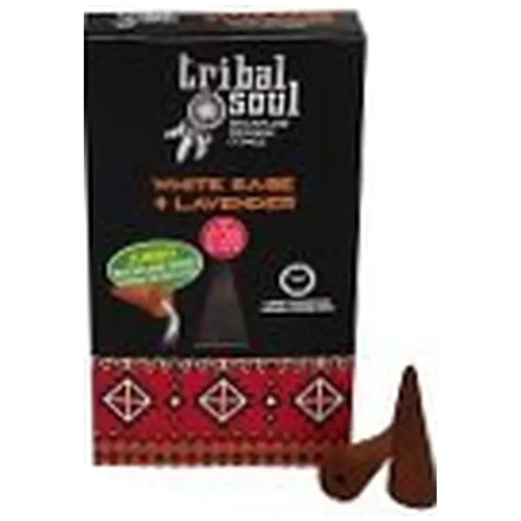 Tribal Soul - Hvid Salvie + Lavendel Backflow Røgelse
