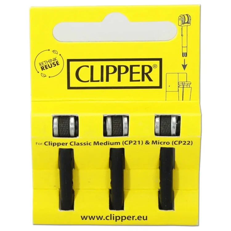 Clipper Lighter - Micro Flint System 3 stk